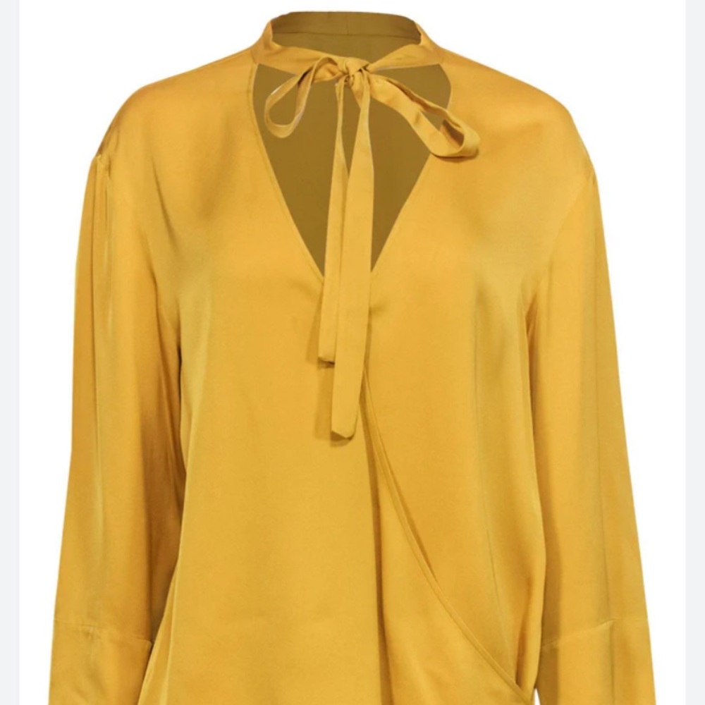 Theory 100% silk blouse